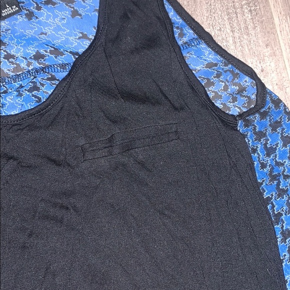 Black cotton and sheer tank top ✨ - Picture 4 of 4